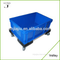 Durable Aluminium transport dolly with 4 casters
